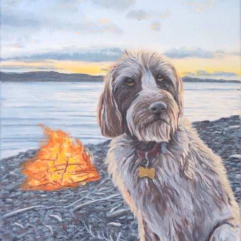 COMMISSION
11 in. by 14 in.
Oil on canvas