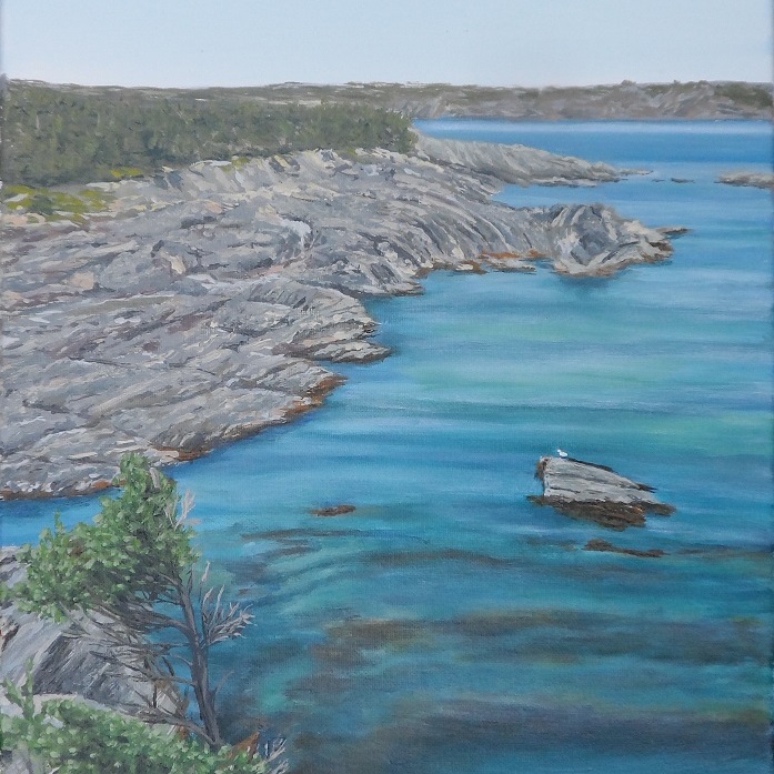 "Rock Folds"
12 in. by 24 in.
Oil on canvas
CAD$450